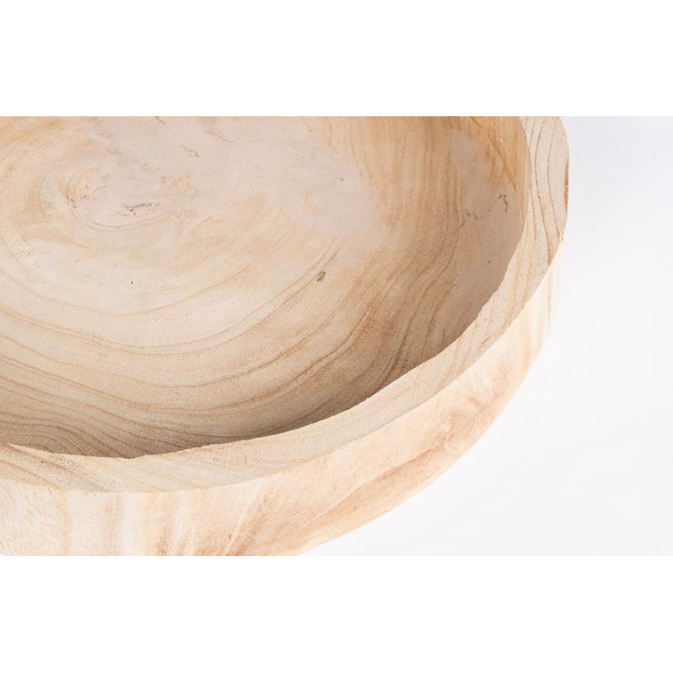 Wooden tray, round, 33cm
