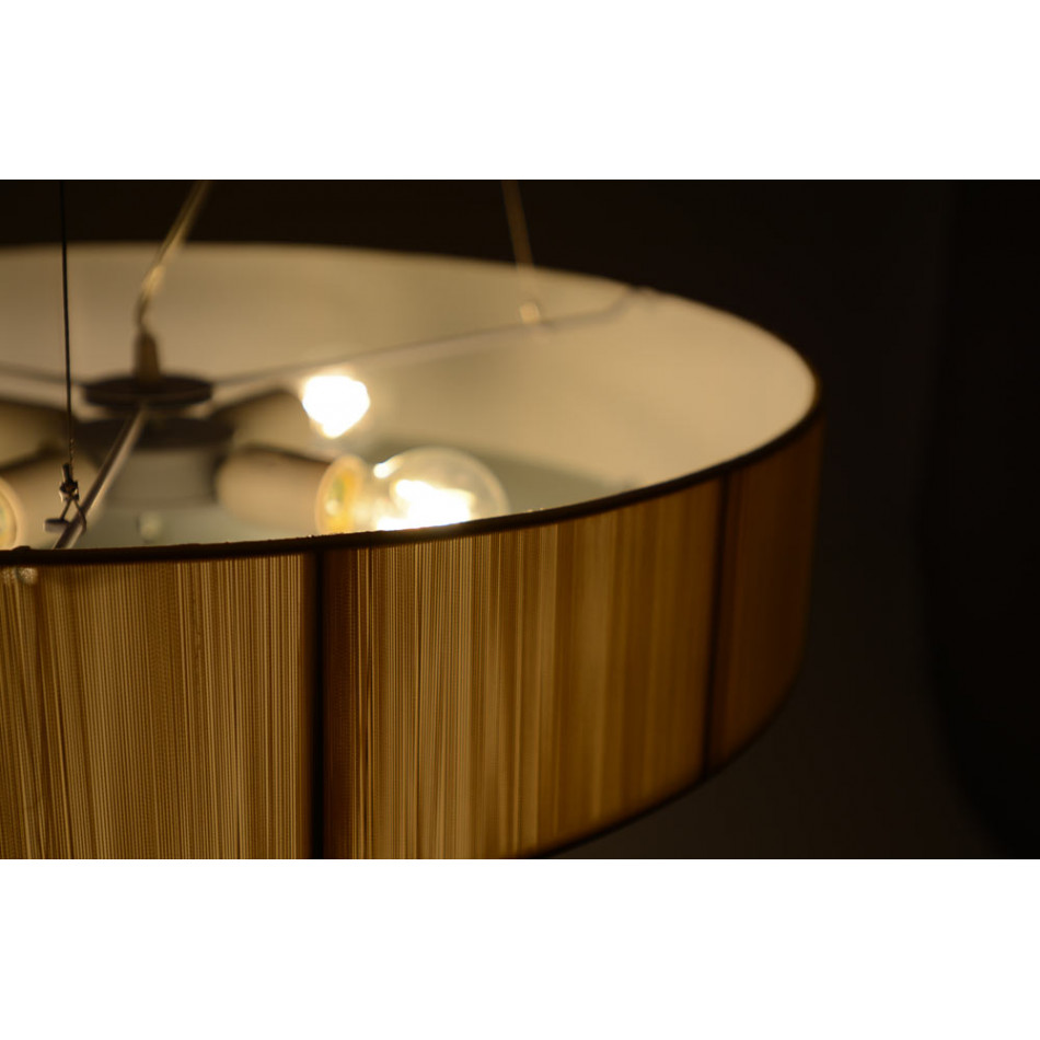 Подвесная лампа Romana кремовый цвет, E27 4x40W, H-26-90cm, Ø-60cm