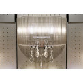 Wall lamp MARI, silver colour, E14 2x40W, H36x35cm