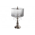 Table lamp MARI silver, E14 3x40W, H-76cm, Ø-41.5cm, satin nickel finish