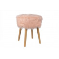 Stool Fluffy, pink, 37x37x45cm