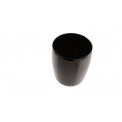 Water tumbler Sara, black, 350ml, h 9.5cm, d 8.5cm