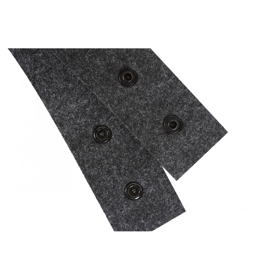 Felt magazine rack Good News, dark grey, 32x18x43cm