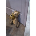 Door stopper Dog, brown, 23x12x25cm