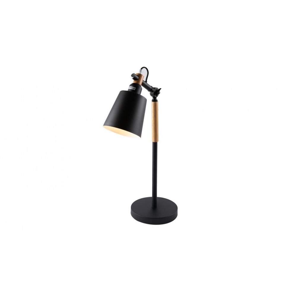 Настольный светильник Sonore, черный, H68x25cm, E27 60W
