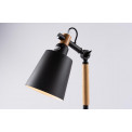 Настольный светильник Sonore, черный, H68x25cm, E27 60W