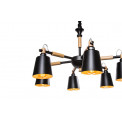 Подвесной светильник Soltic, черный, 37x62cm, E27 60W