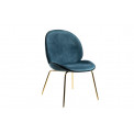 Chair Sofit 54x61x81cm, blue fabric