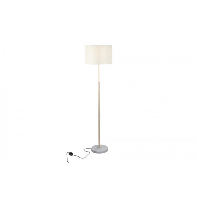 Floor lamp Spirit, cream color,  H155cm, Ø-38cm, E27 60W