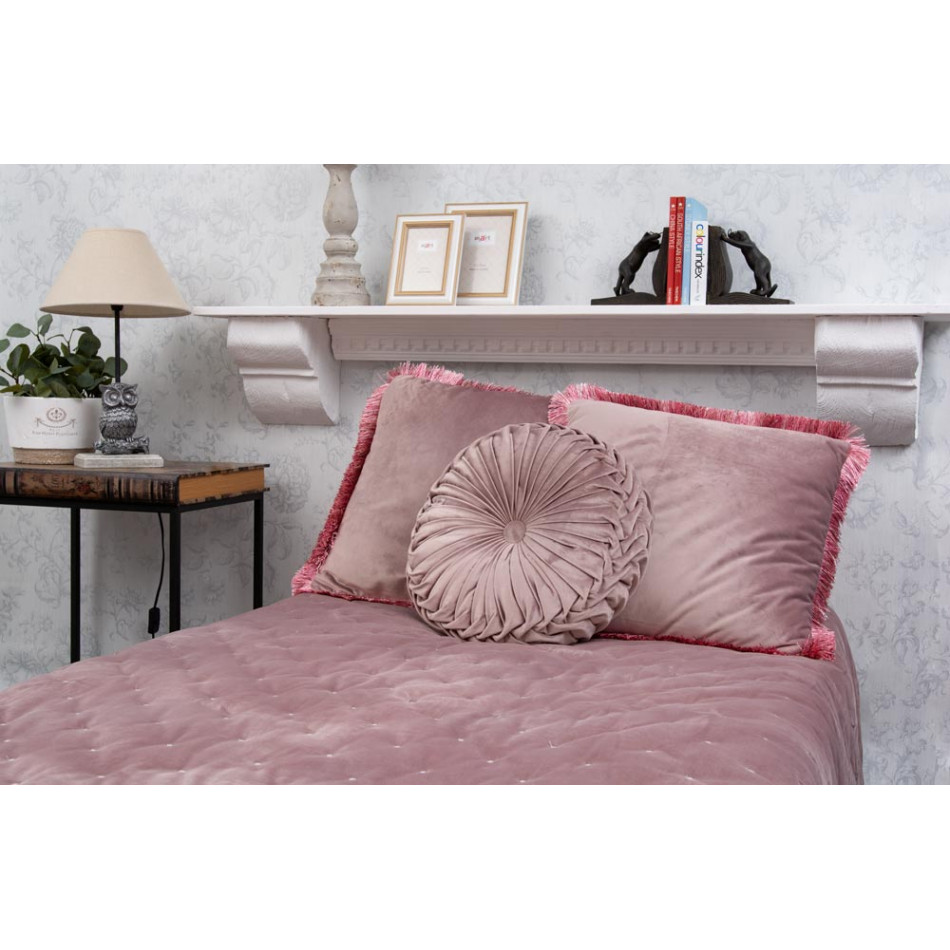 Bed cover Saksija, pink, 220x240cm 