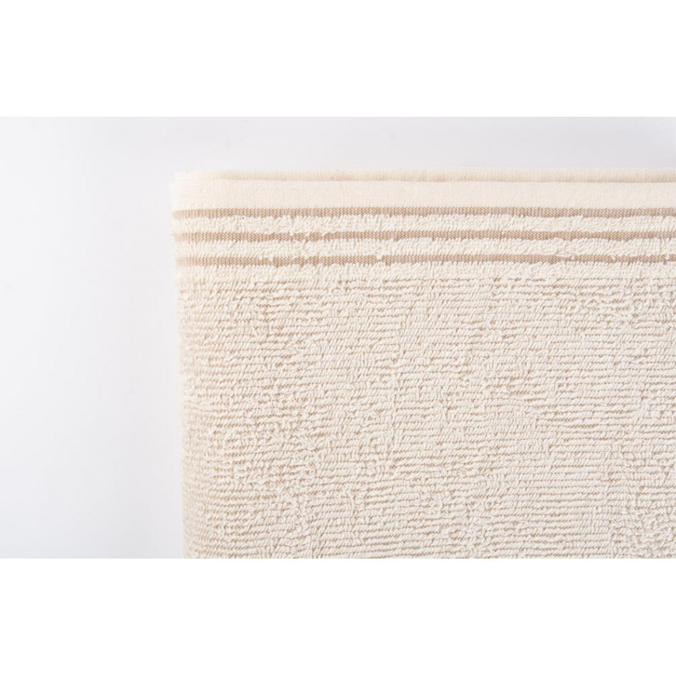 Cotton towel 70x140cm, natural/beige 350g/m2