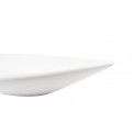 Декоративное блюдо Leaf, белое матовое, H7x50x29cm