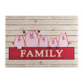Door mat Pigs Family, 50x70cm
