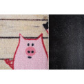 Придверный коврик Pigs Family, 50x70cm
