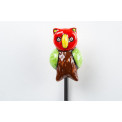 Hook Owl, ceramic,  H14x4.5x6cm