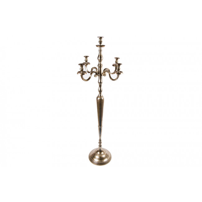 Candle holder Valtteri, antique brass color, 150cm