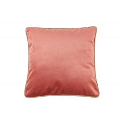 Decorative pillowcase Fuego 151 with trim, vintage pink, 45x45cm