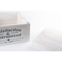 Деревянная коробка S&G с крышкой M, цвет белый, 35x35x21см