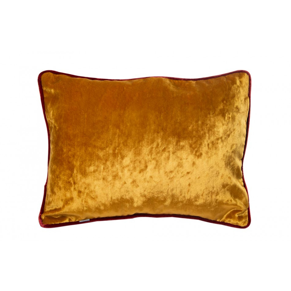 Decorative pillowcase Celebrity 29, bordeaux trim, 45x33cm