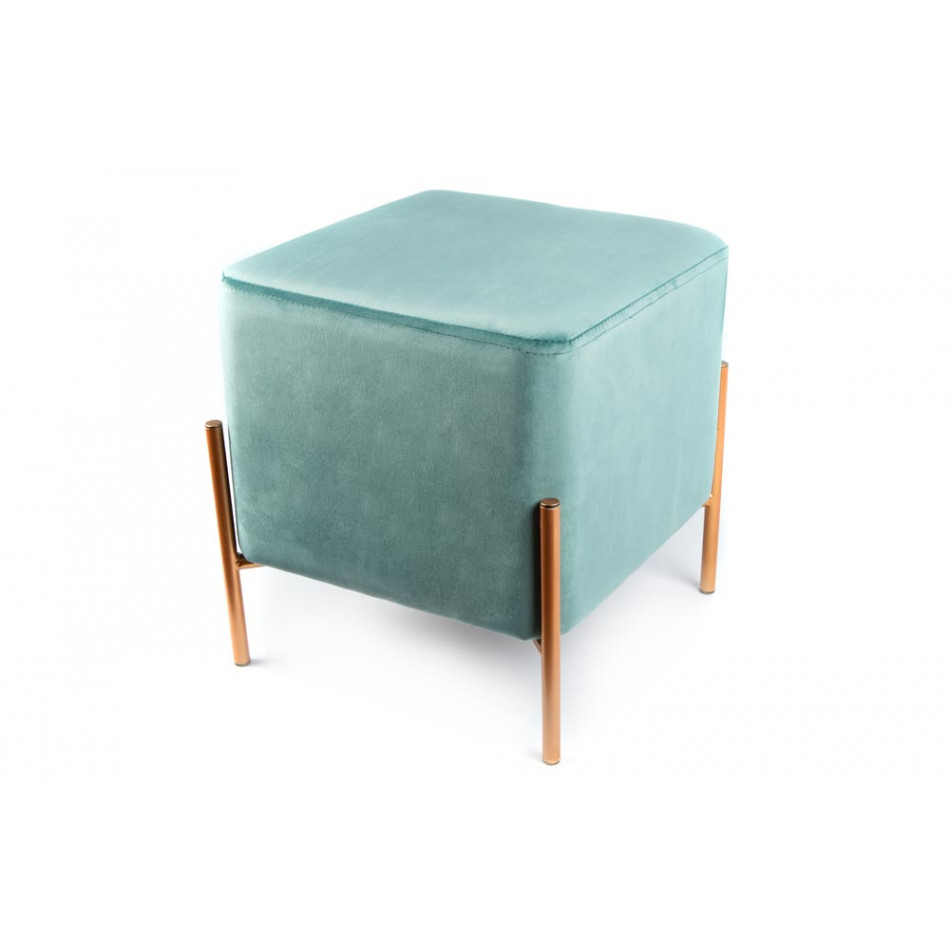 Stool Neo, mint green color, 37x37x40cm