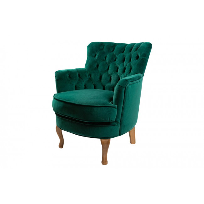 Accent chair Rockfort, emerald green, 53x70x74.5cm, seat height 44cm