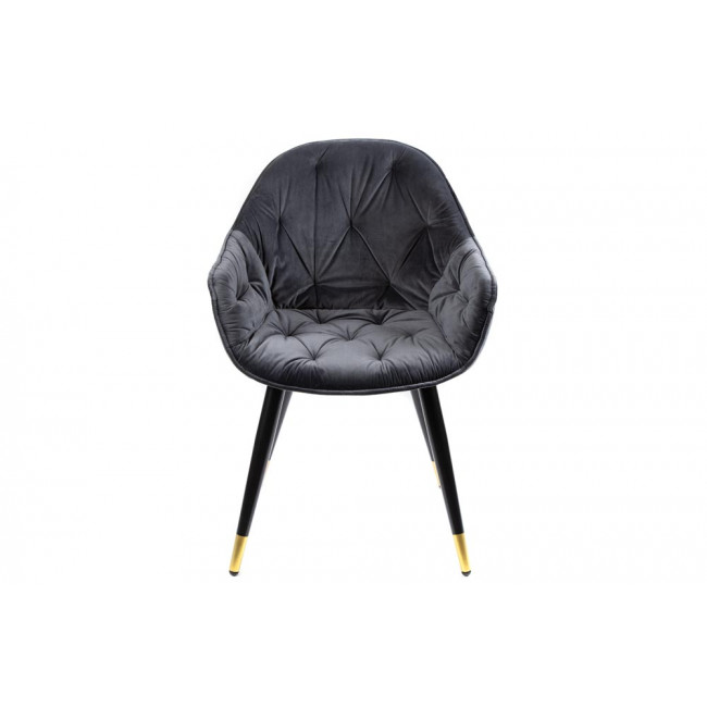 Chair Salorino, grey, 83x60x61cm, seat H-43cm