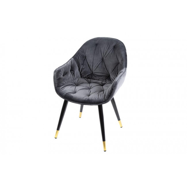 Chair Salorino, grey, 83x60x61cm, seat H-43cm