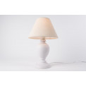 Table lamp Marko, linen shade,  E27 40W, H32cm D22cm