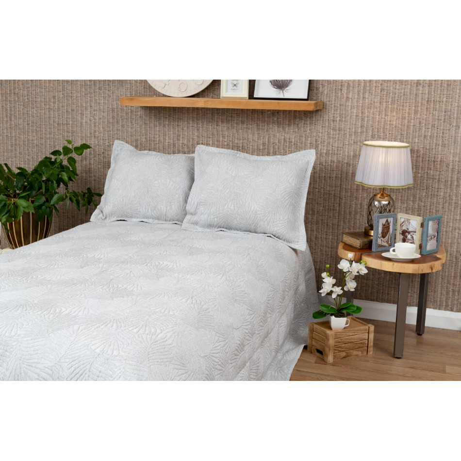 Bed cover Bracken, grey, 220x260cm