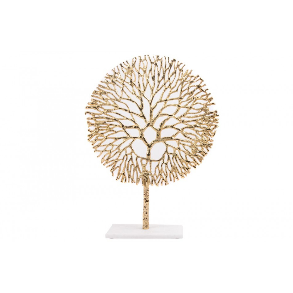 Декоративная фигура Tree, золотистая, 20x10x50см