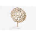 Decorative figure Tree, golden, 20x10x50cm