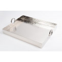 Decorative tray Mira, aluminium, 48x33x7cm