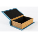 Book box Felton, blue, 18x13x4.5cm