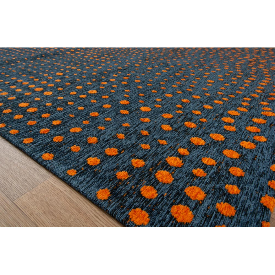 Area Rug Sliem Opale Blue Orange, 155x230cm
