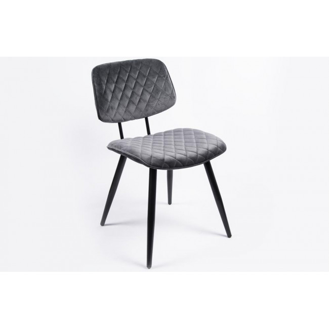Chair Sakado, grey, 47x55x H76cm, seat height 40 cm