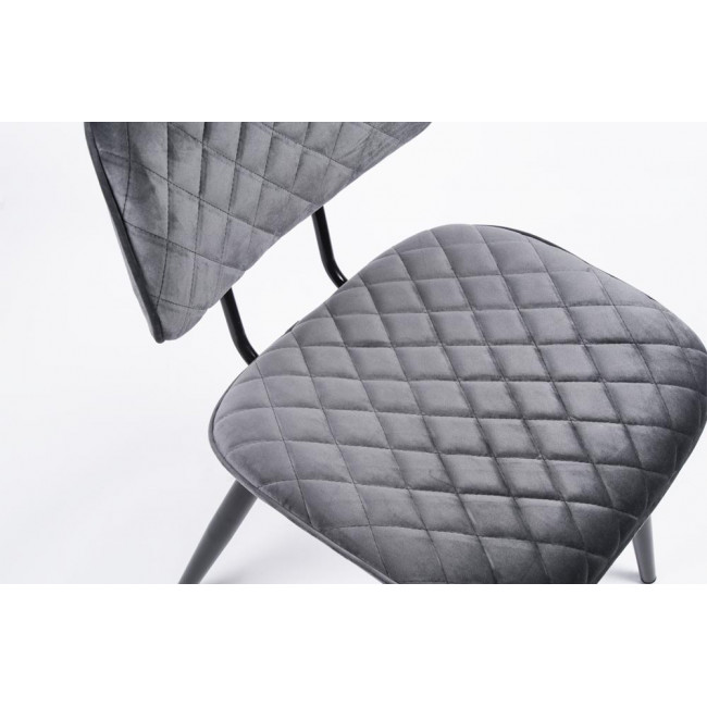 Chair Sakado, grey, 47x55x H76cm, seat height 40 cm