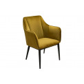Leisure chair Sabara, mustard, 67x65x H82cm, seat height 40cm