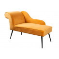 Lounge chair Ruby, golden colour, 119x55x76cm, seat height 44cm