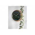 Hастенные часы Cork, зеленое, D30cm, толщина 7cm