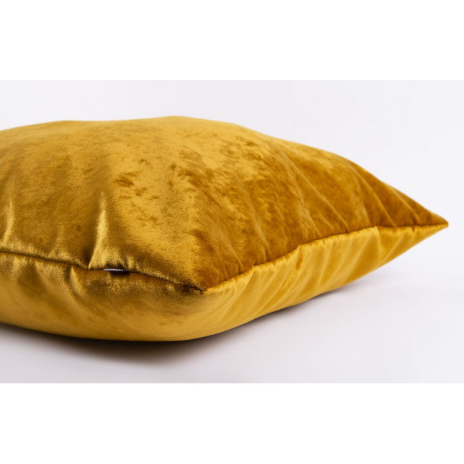 Velvet pillowcase Celebrity 29, golden colour, 60x60cm