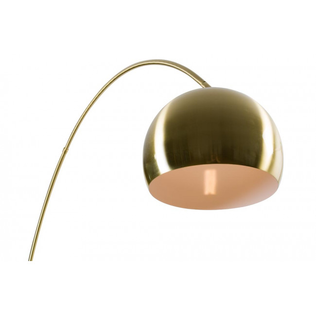 Floor lamp Tensor, matte brass, H200cm D27cm, E27 60W