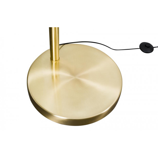 Floor lamp Tensor, matte brass, H200cm D27cm, E27 60W
