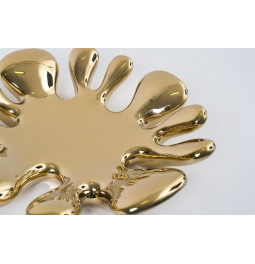 Decor Wilky, gold colour, 38x38x8.7cm