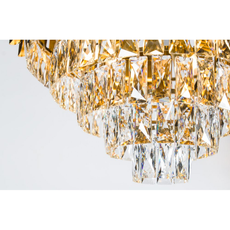 Chandelier Yesos, E14 16x40W, H42-100cm D60cm