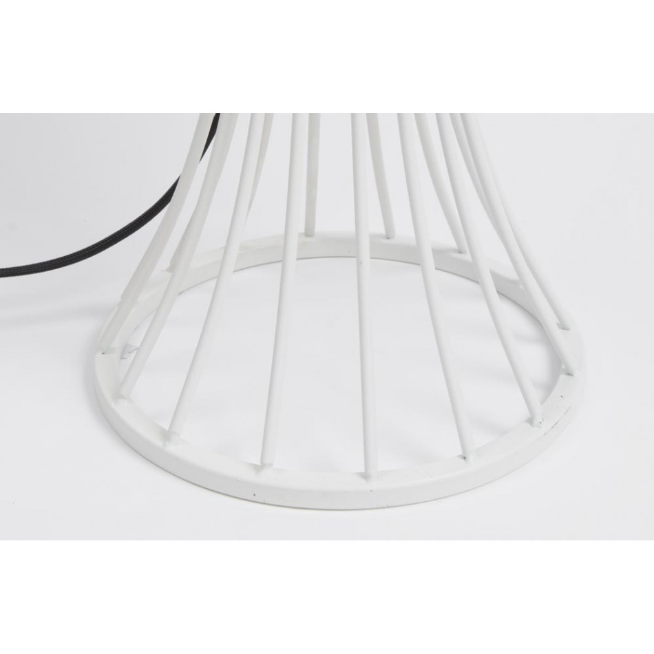 Table lamp Sower, white, E27 60W, H60x30cm