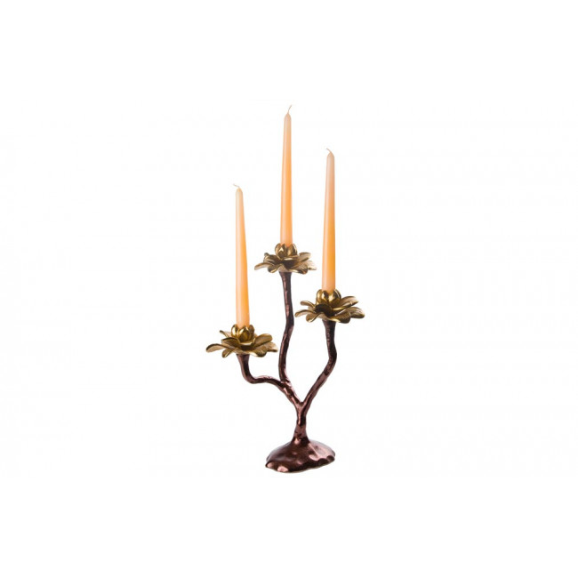 Candle holder Barra for 3 candles, 11x9x27cm