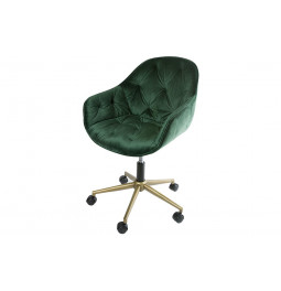 Office chair Slorino, green, 58x62x78-88cm, seat height 44-54cm