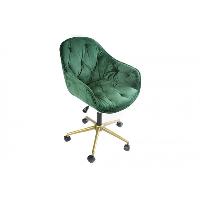 Office chair Slorino, green, 58x62x78-88cm, seat height 44-54cm