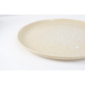Dinner plate Materia, with white pattern,  D27x1.7cm