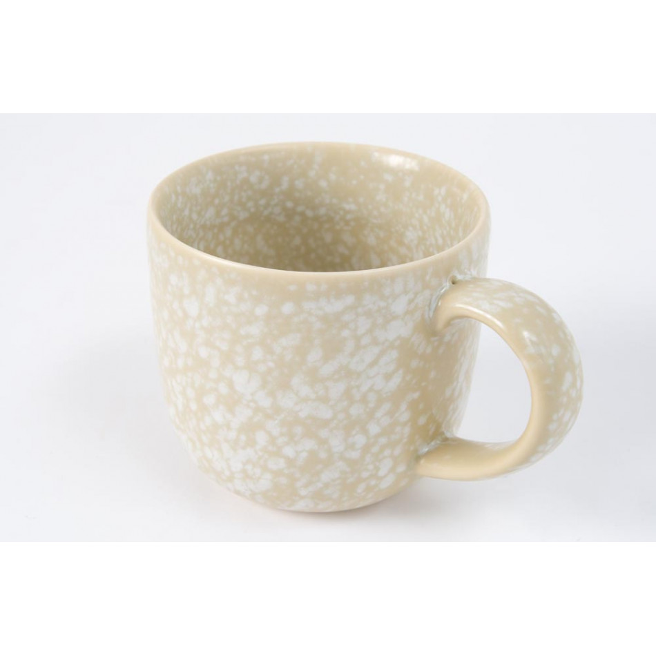Mug Materia, with white pattern, H13.6cm, D10cm, 380ml